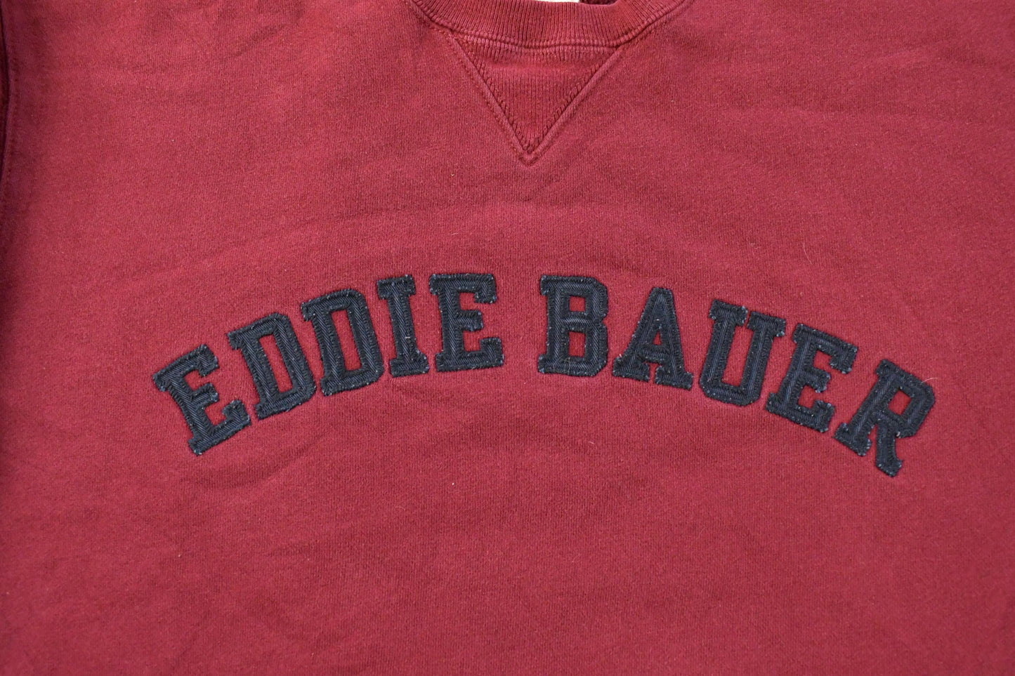 Vintage 1990s Eddie Bauer Spell Out Heavyweight Crewneck Sweatshirt Men's L