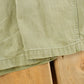 Vintage 1940s Military HBT Olive Drab Button Up Shirt Men's Medium