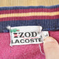 Vintage 1980s Izod Lacoste Velour V-Neck Sweatshirt Men's M / 80s Streetwear / Basic Layering Essential