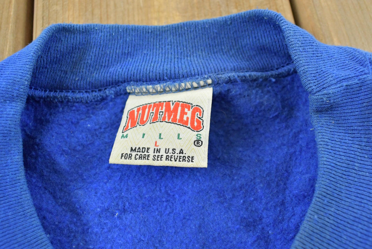Vintage 1990s New England Patriots Drew Bledsoe #11 Crewneck Sweatshirt Men's XL
