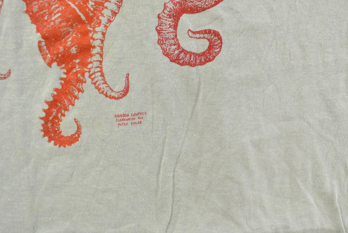 Vintage 1990s Sea Horse Ocean Wildlife Men's M