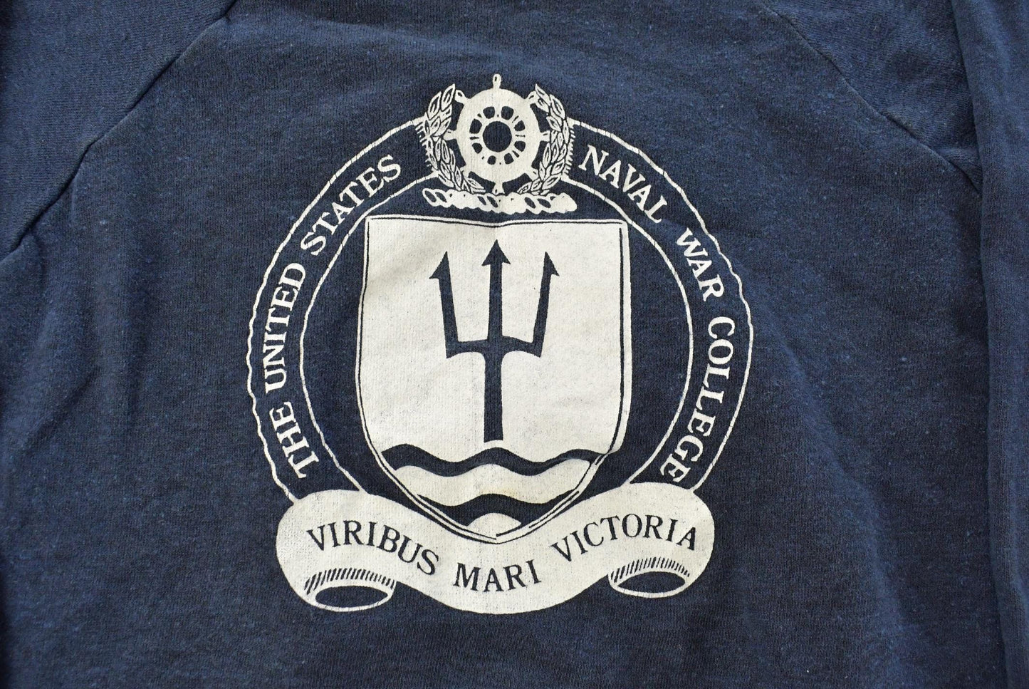 Vintage 1980s US Naval Ware College Crewneck Sweatshirt Men's M