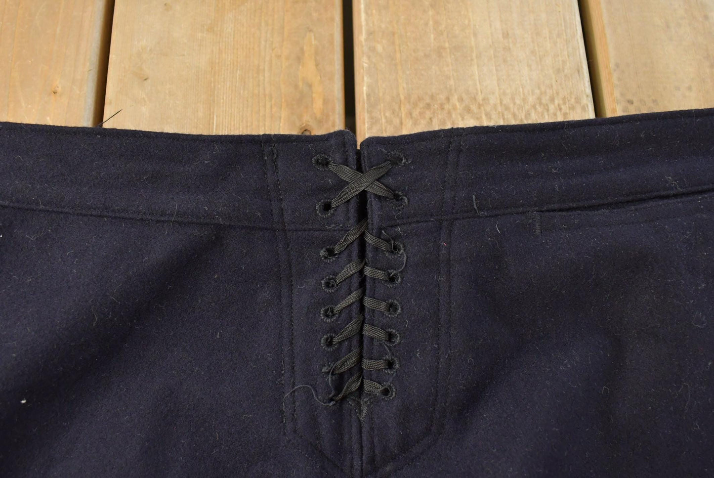 Vintage 1960s US Navy Laced Fly Bell Bottom Pants Men's 34 x 32.5