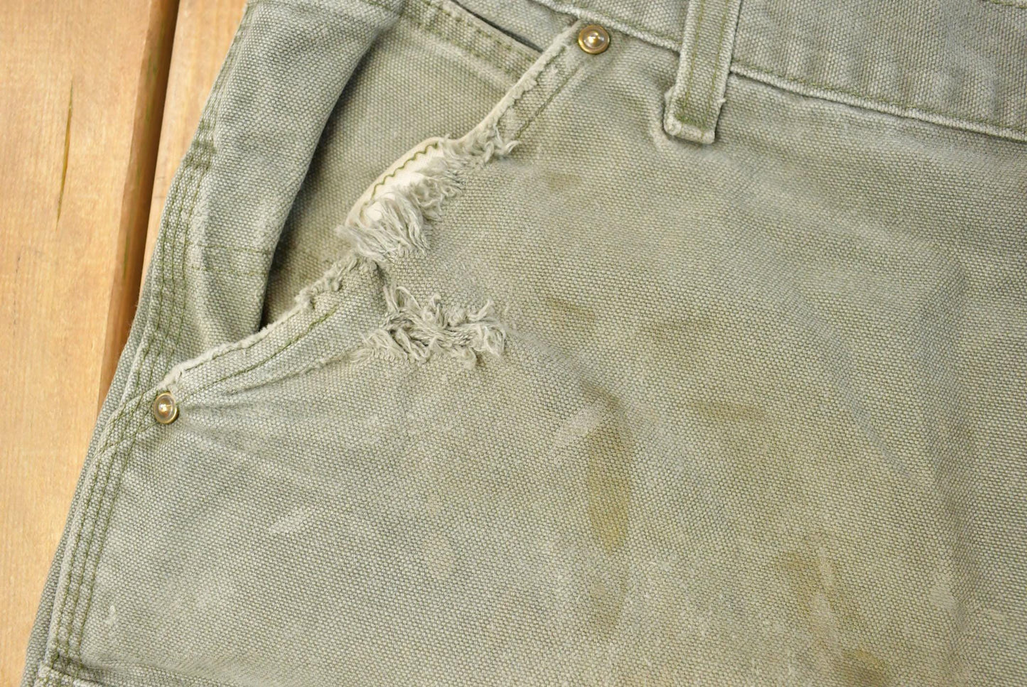 Vintage 2000s Thrashed Carhartt Carpenter Pants Men's 35 x 31