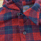 Vintage 1970s Pendleton Wool Flannel Board Shirt Men's M / Loop Collar True Vintage / 70s Robinson Dress Tartan / Made in USA