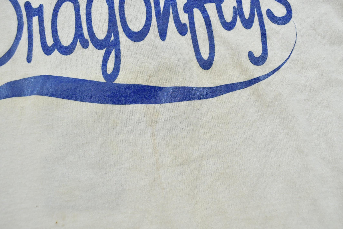 Vintage 1980s Leaside Softball Dragonflys Ringer T-Shirt Youth M