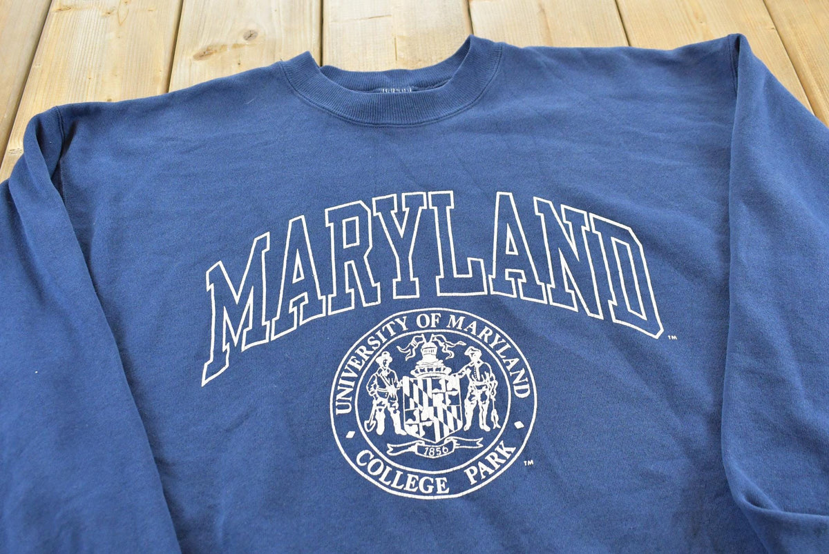 Vintage 1990s University Of Maryland Champion Sweatshirt Men's L