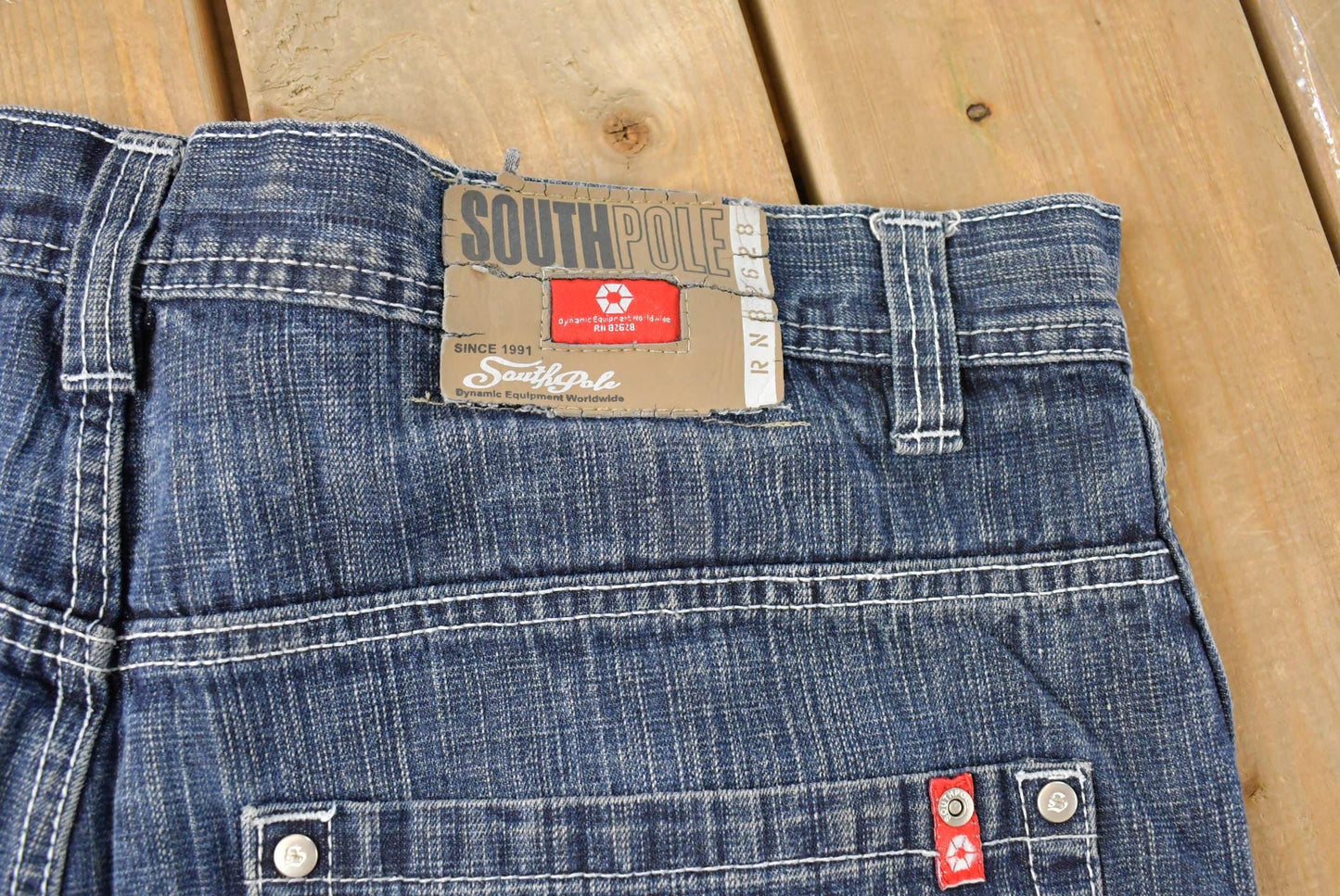 Vintage Y2K Southpole Distressed Baggy Denim Jeans Men's 39 x 33