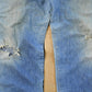 Vintage 1970s Wrangler Distressed Denim Jeans Men's 34 x 29