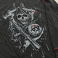 Vintage Y2K Sons of Anarchy Grim Reaper Thermal Knit Long Sleeve Shirt Men's Small