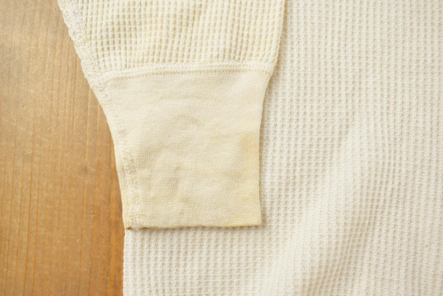 Vintage 1970s J.E. Morgan Long Johns Thermal Waffle Knit Long Sleeve Shirt Men's L-XL