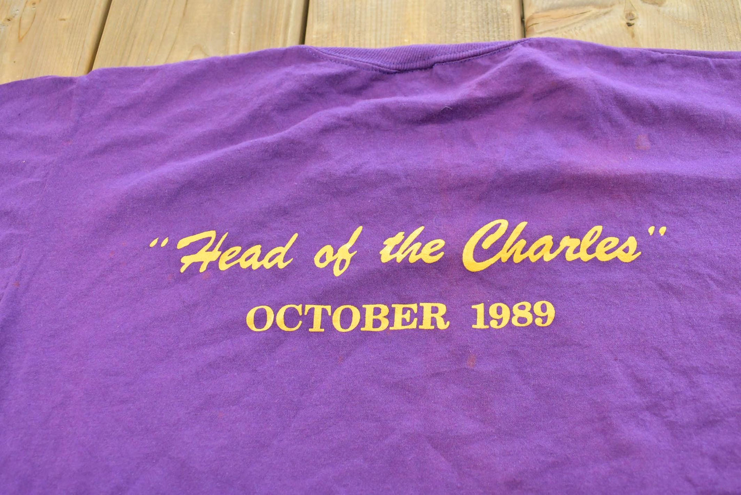 Vintage 1989 Galway Rowing Club Boston T Shirt Mens L