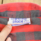 Vintage 1990s University Place NY Quarter Button Plaid Crewneck Sweatshirt S