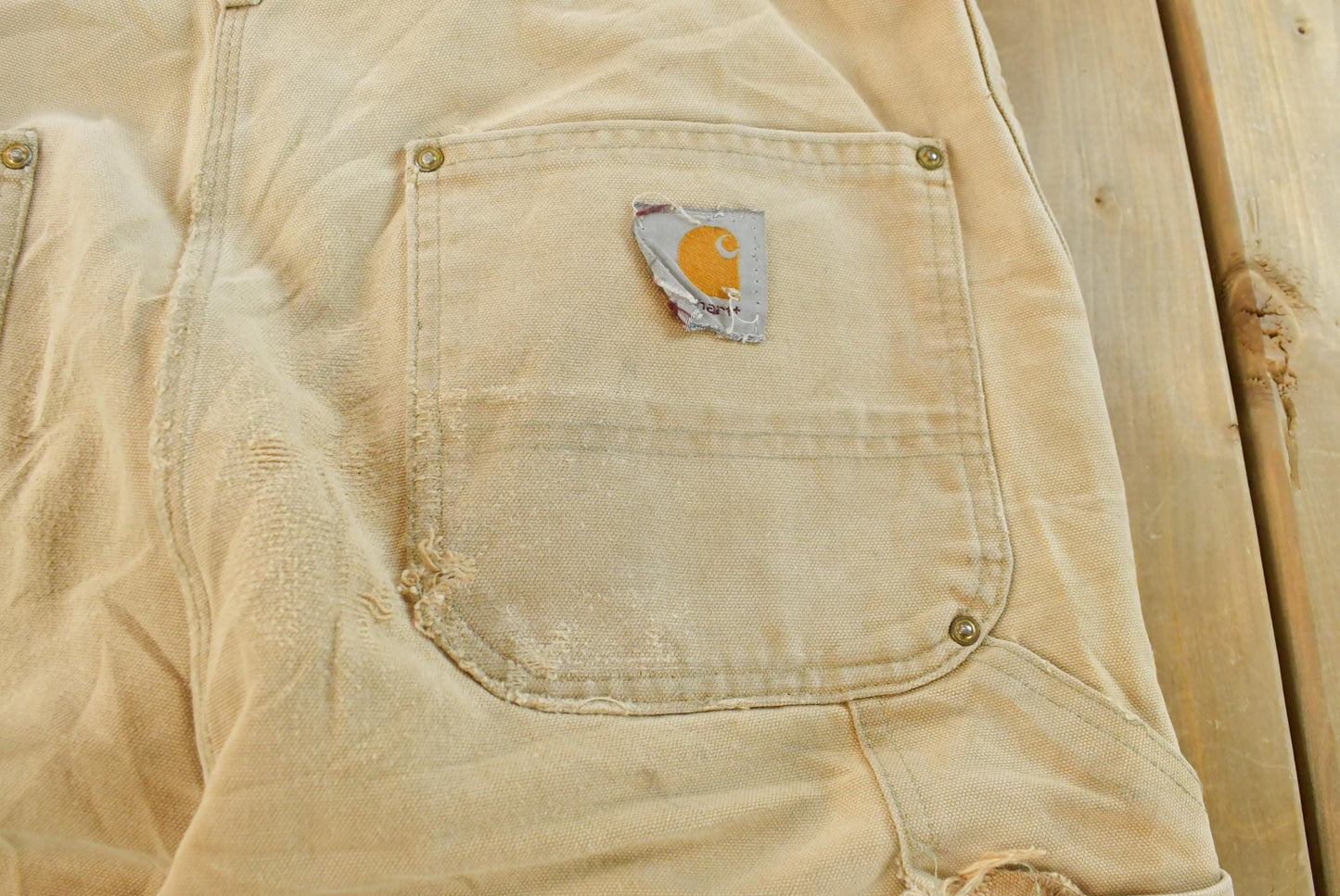 Vintage 1990s Carhartt Double Knee Work Pants Men's 37 x 34