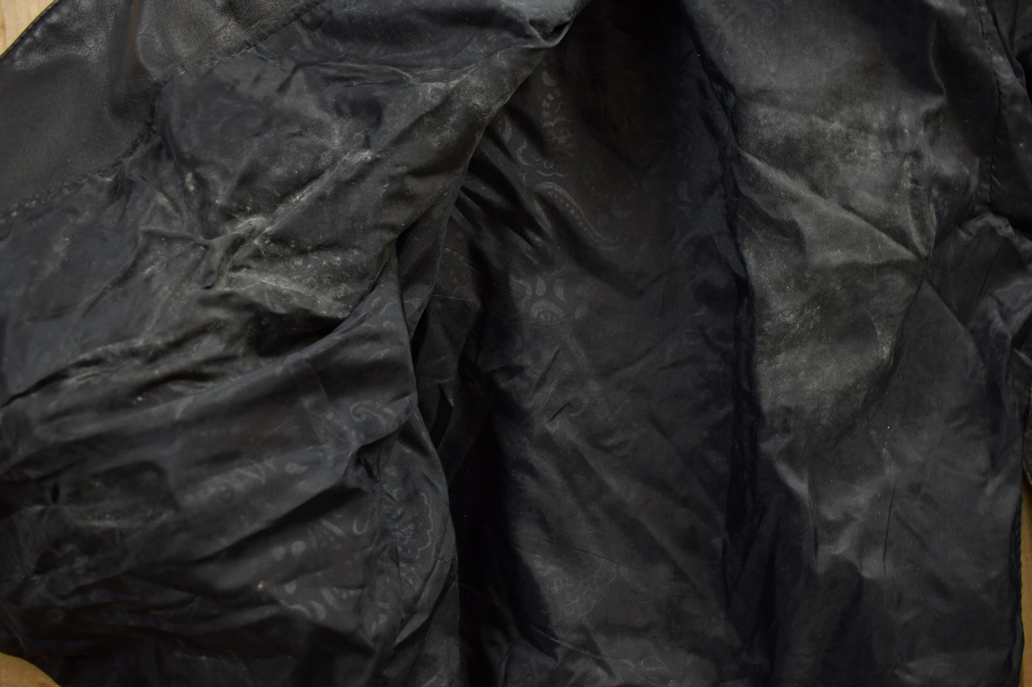 Vintage 1980s Genuine Leather Jacket Men's Medium