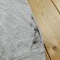 Vintage 1980s Blank Gray Raglan Crewneck Sweatshirt Men's XS