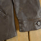 Vintage 1970s DeerWear Deer Skin Leather Bomber Jacket Made In USA Men's M
