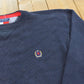 Vintage 1990s Tommy Hilfiger Cotton Knit Crest Logo Crewneck Sweater Men's M
