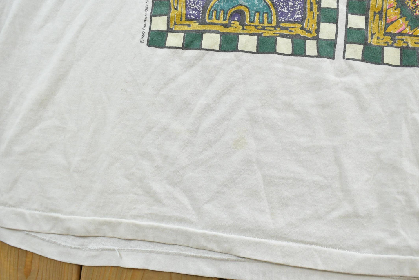 Vintage 1990s Hanes Heavyweight Art T-Shirt Mens 3XL
