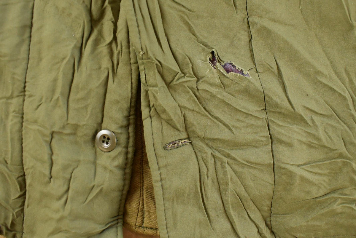 Vintage 1966 Military Jacket Liner Men's Medium