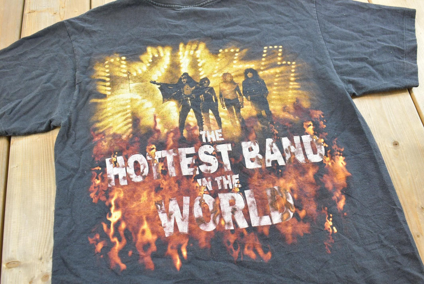 Vintage 1997 Kiss We Will Survive Fargo Concert T-Shirt Mens L