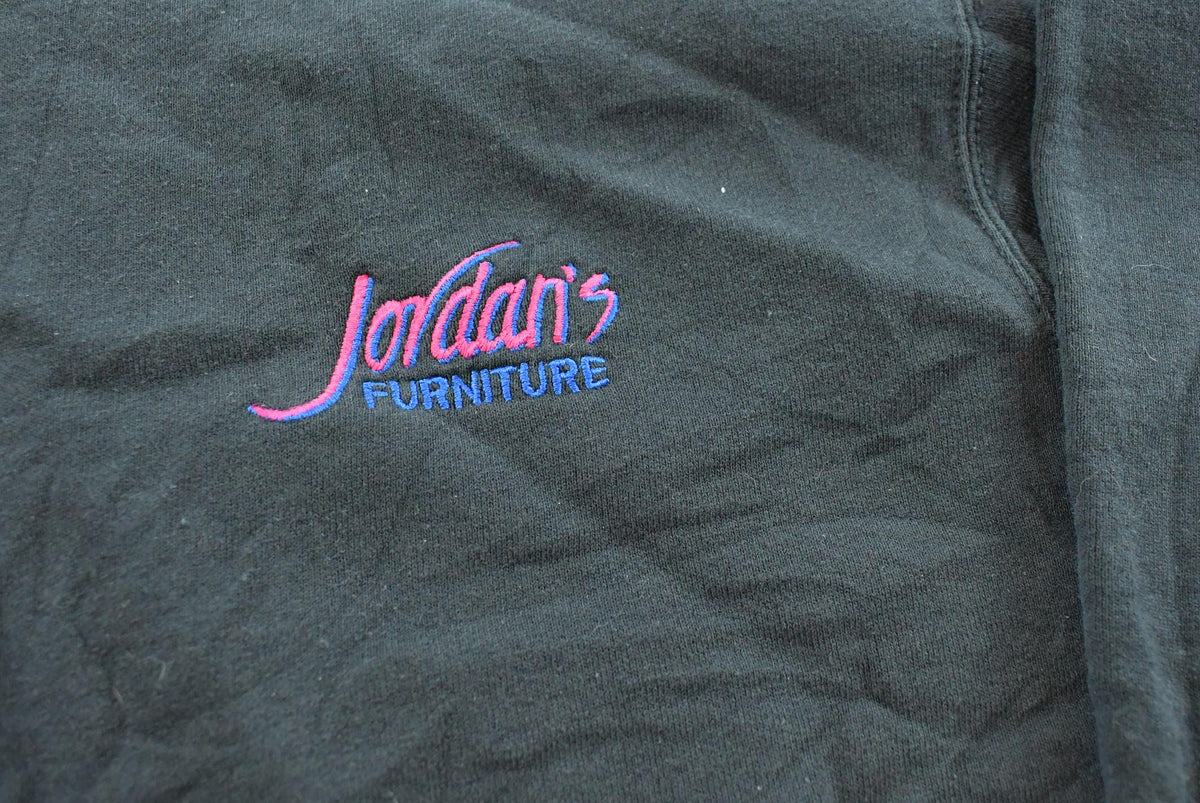 Vintage 1990s Jordan's Furniture Embroidered Promotional Souvenir Crewneck Sweatshirt Men's M
