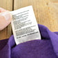 Vintage 1990s Deadstock Hanes Her Way Blank Purple Crewneck Sleep Sweatshirt Women's M Long