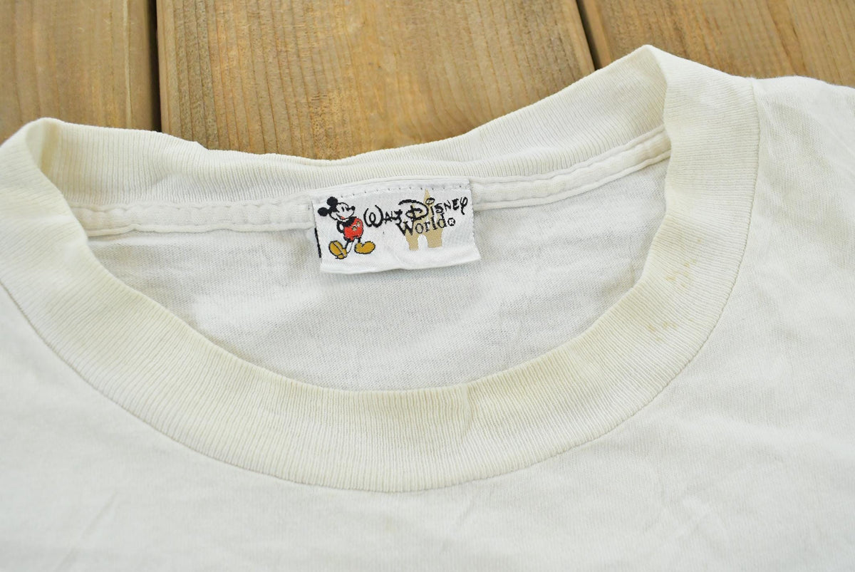 Vintage 1990s Disney Walt Disney World Outfitters Mickey Mouse Tee Graphic T-Shirt Men's 2XL