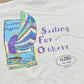Vintage 1995 Rhode Island Hospice Regatta Sailboat Souvenir T-Shirt Men's L