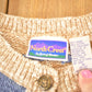 Vintage 1990s Northcrest AOP Farm Knit Cardigan Sweater Women's M from propervintagecanada