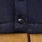 Vintage 1950s Lanza Sweater Collegiate Wool Knit Cardigan Sweater Men's S
