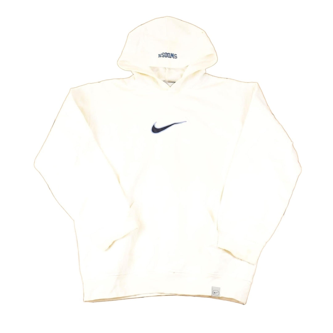 Vintage Y2K Nike Big Middle Embroidered Swoosh Hoodie Sweatshirt Men's L