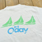 Vintage 1990s Oday Sailboat Souvenir Promotional Ocean T-Shirt Men's M