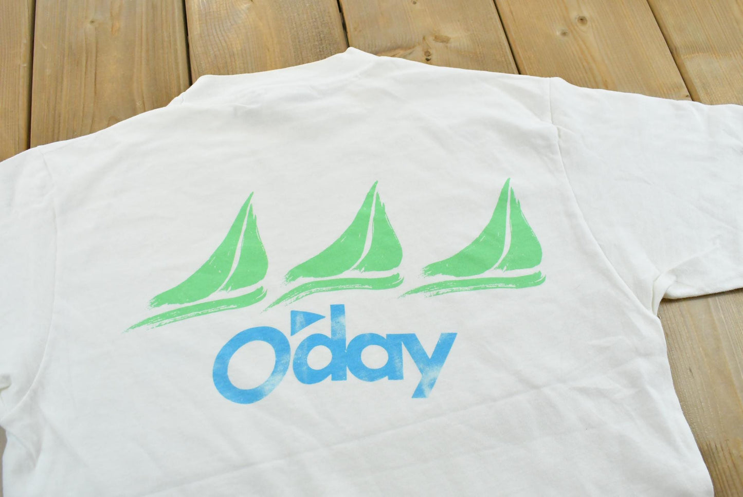 Vintage 1990s Oday Sailboat Souvenir Promotional Ocean T-Shirt Men's M