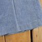 Vintage 1970s Bell Bottom Flare Denim Pleated Pants Men's 28 x 31