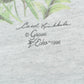 Vintage 1996 Fruit of the Loom Flowers Floral Hummingbird T-Shirt Mens S