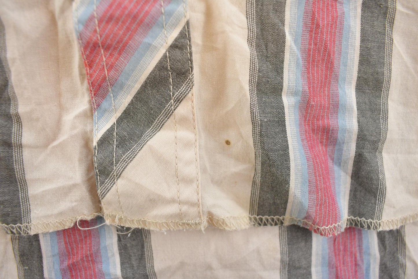 Vintage 1990s Wrangler Striped Western Pearl Snap Button Up Shirt Men's 2XL