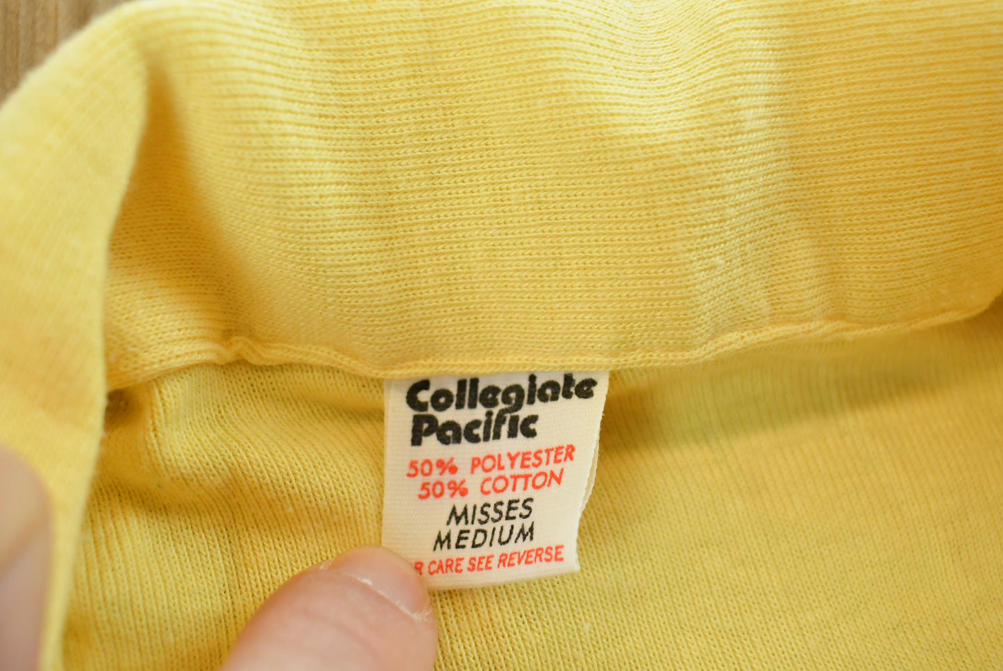 Vintage 1970s Tri-State University Polo Shirt Womens XS