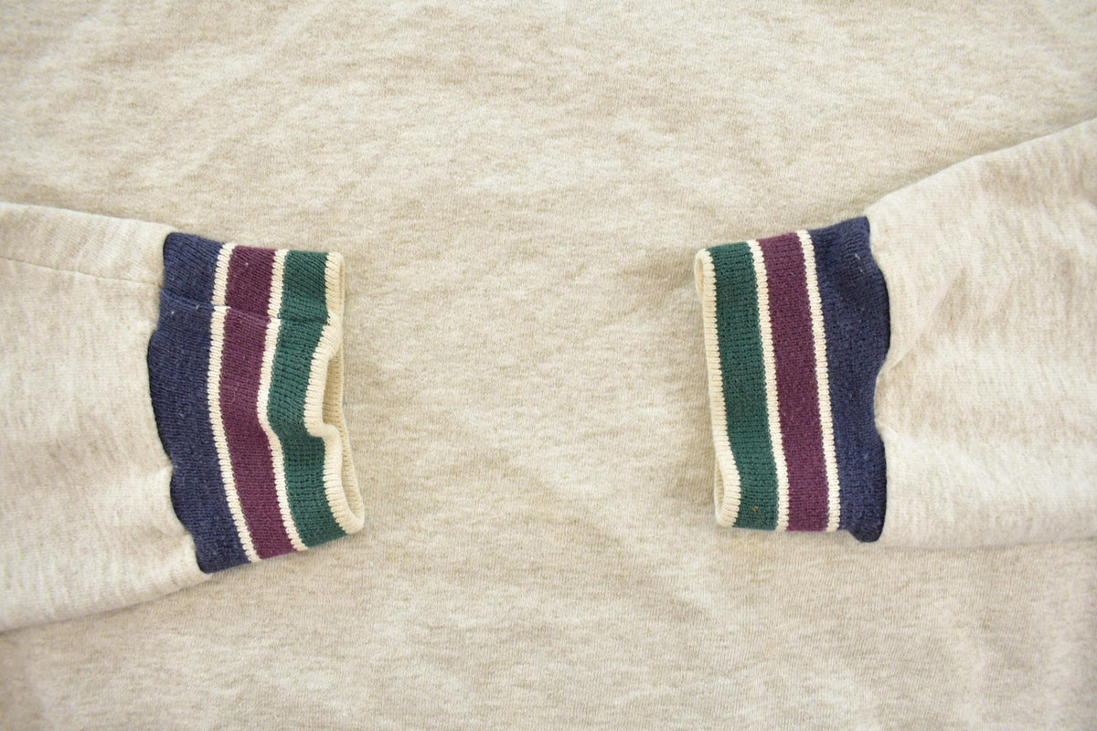 Vintage 1990s Pebble Beach Embroidered Travel Crewneck Sweatshirt Men's L