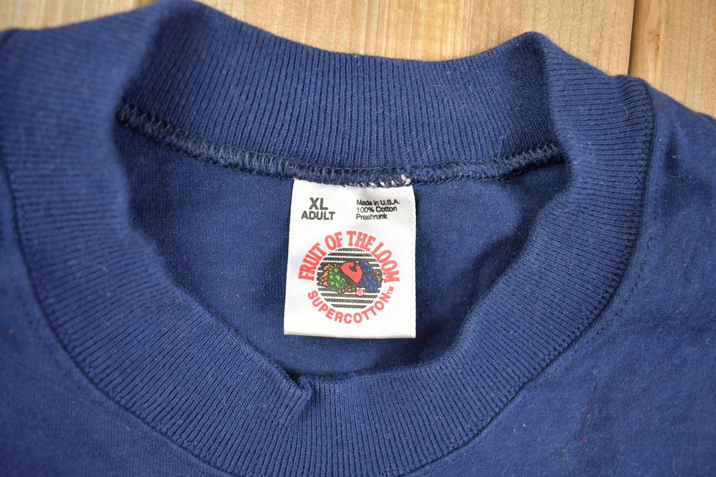 Vintage 1990s Fruit Of The Loom Blank T Shirt Men's XL