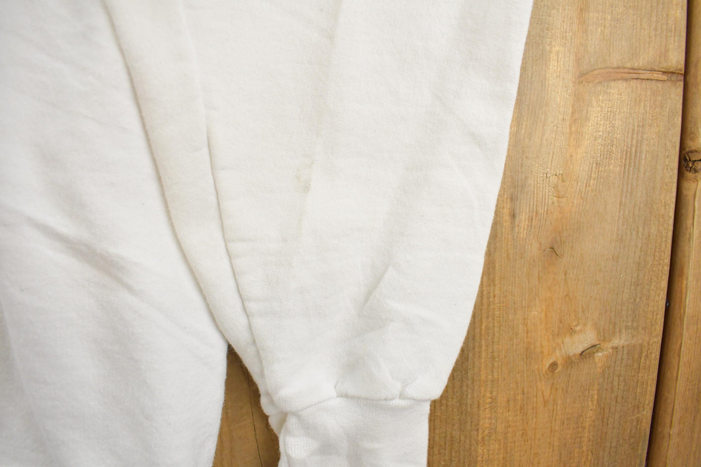 Vintage 2000s Hanes Ultimate Cotton White Zip Up Hoodie Men's M