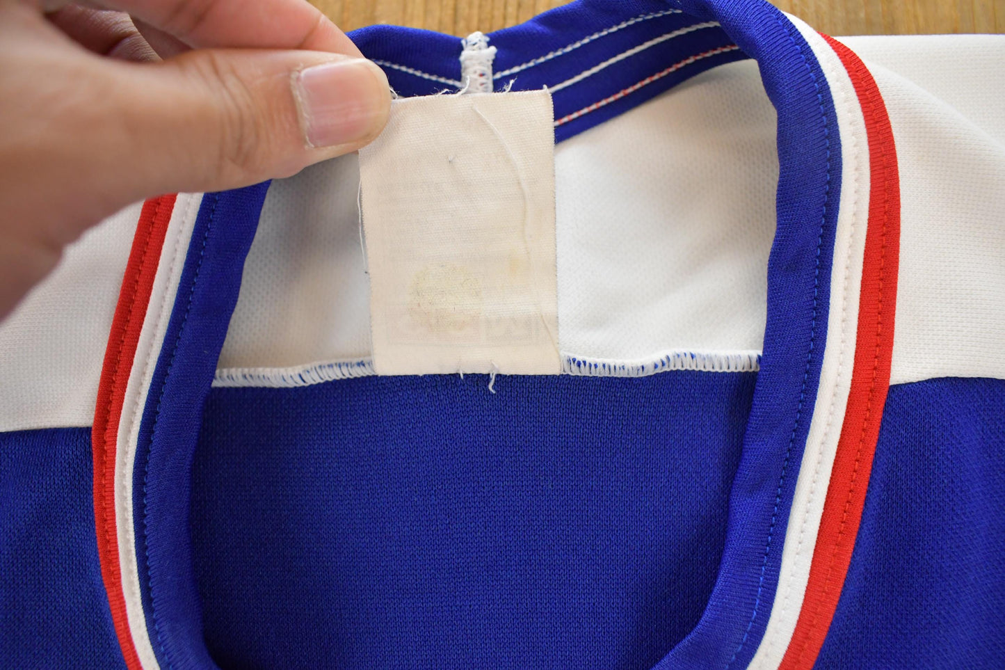 Vintage 1980s Team USA CCM Maska Embroidered Olympic Hockey Jersey Men's XL