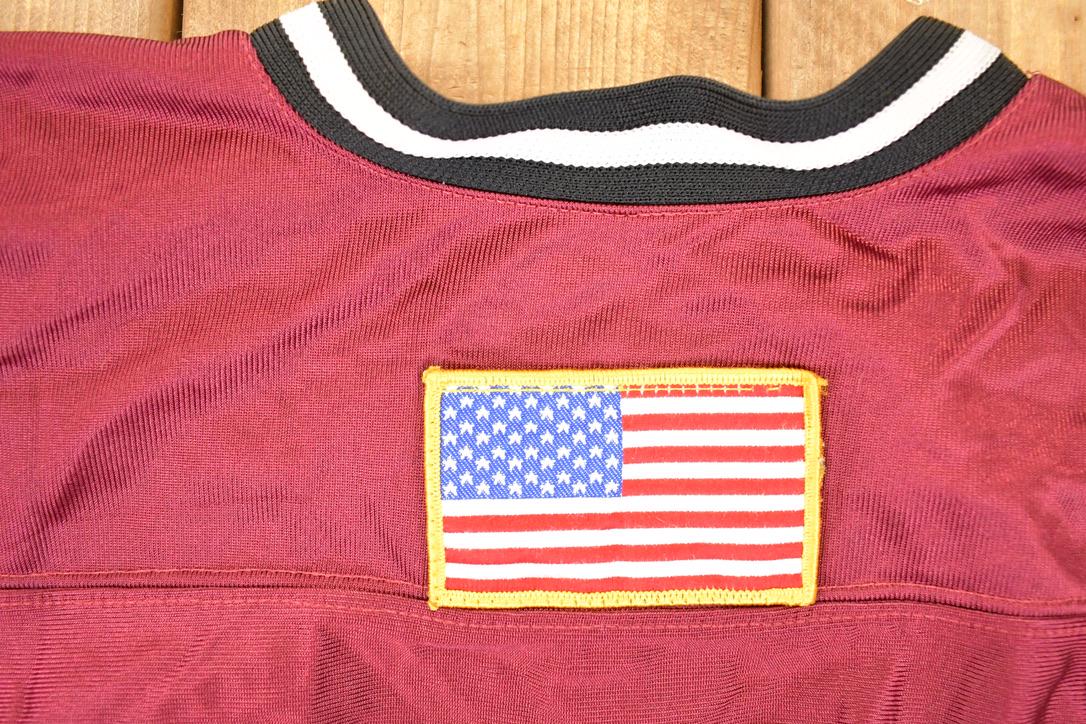 Vintage 1990s Rails USA Embroidered Hockey Jersey Mens XXL / Made In USA / 90's Destination Sweater from propervintagecanada