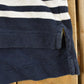 Vintage 1990s Nautica Striped Polo Shirt Men's Large
