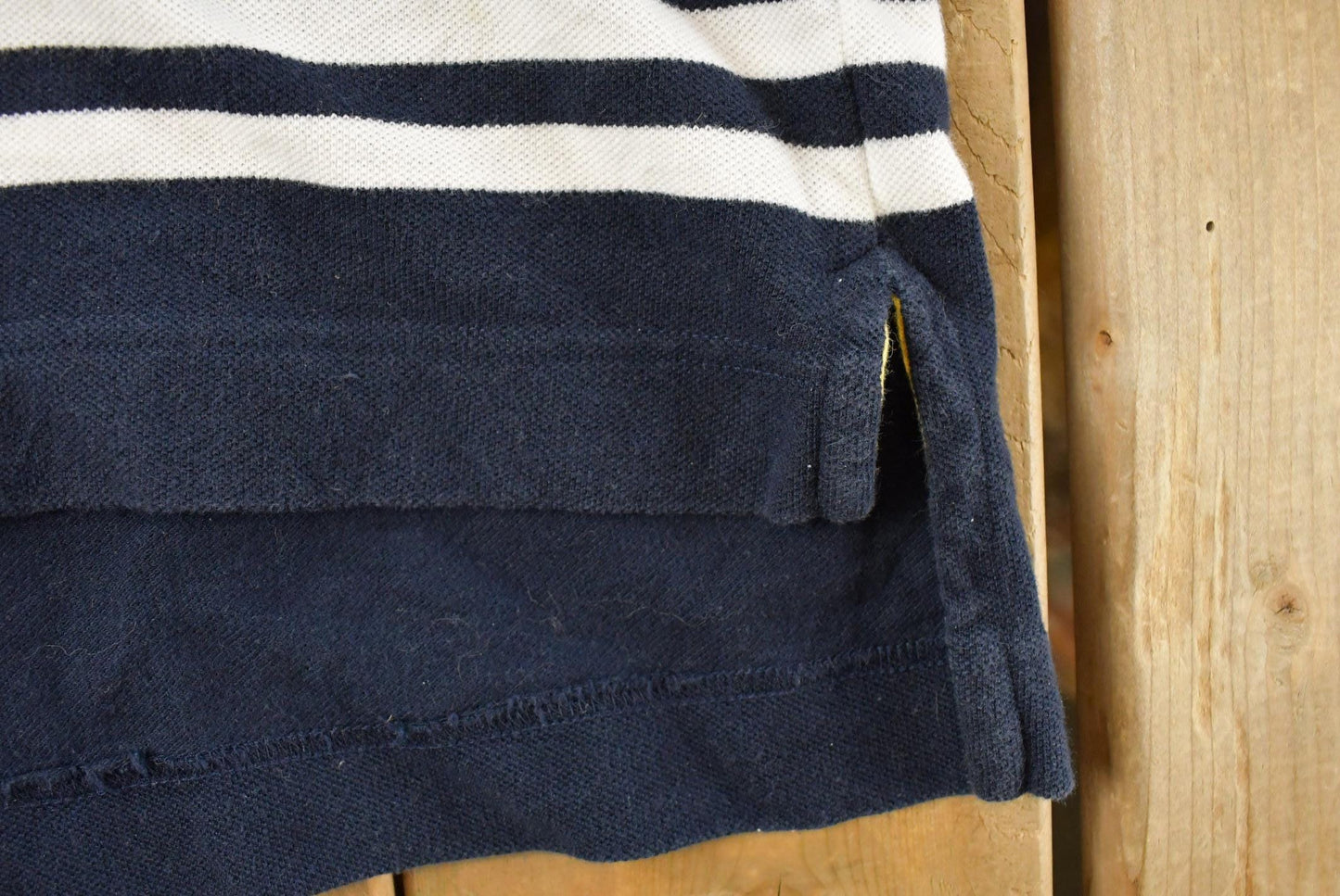 Vintage 1990s Nautica Striped Polo Shirt Men's Large