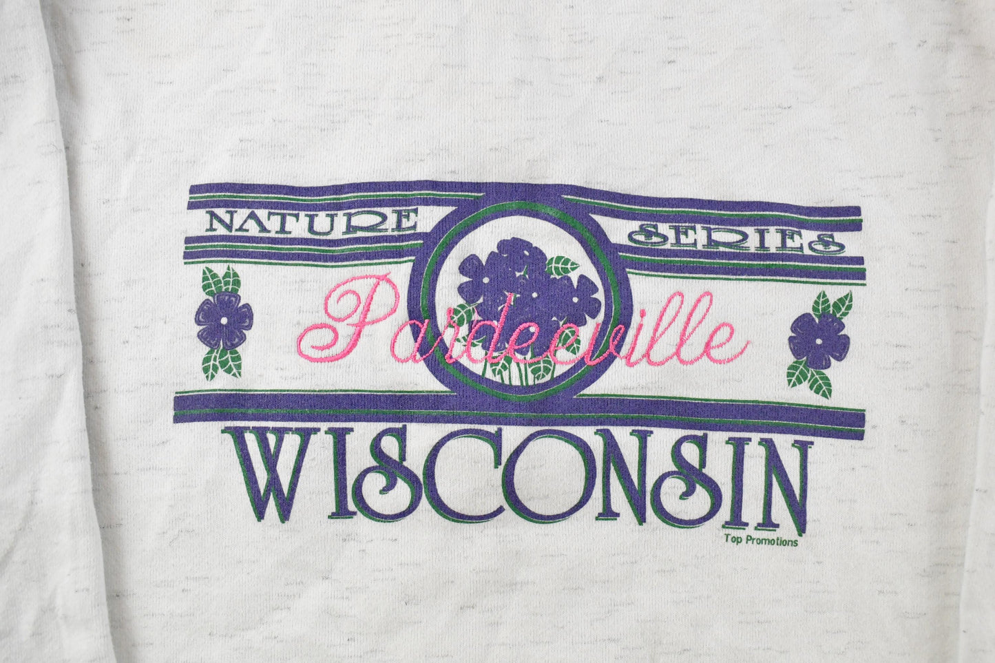 Vintage 1990s Pardeeville Wisconsin Travel Crewneck Sweater Men's M