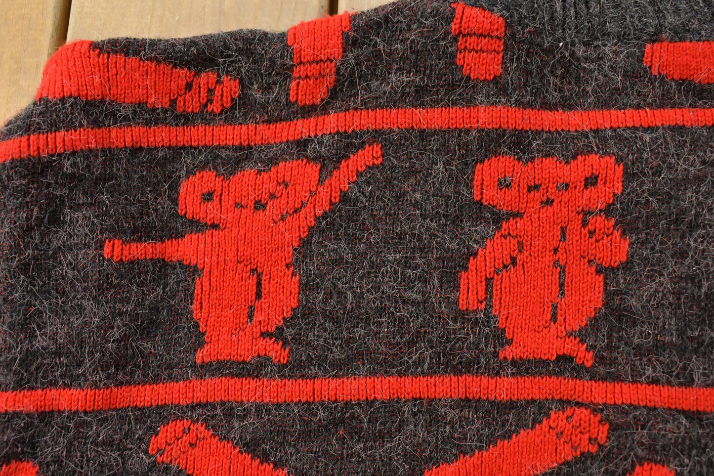 Vintage 1990s Dun Blue Australia Knit Sweater Men's Large