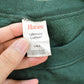Vintage 2000s Hanes Blank Green Crewneck Sweatshirt Men's L