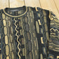 Vintage 1990s Protégé 3D Cable Knit Crewneck Sweater Men's L