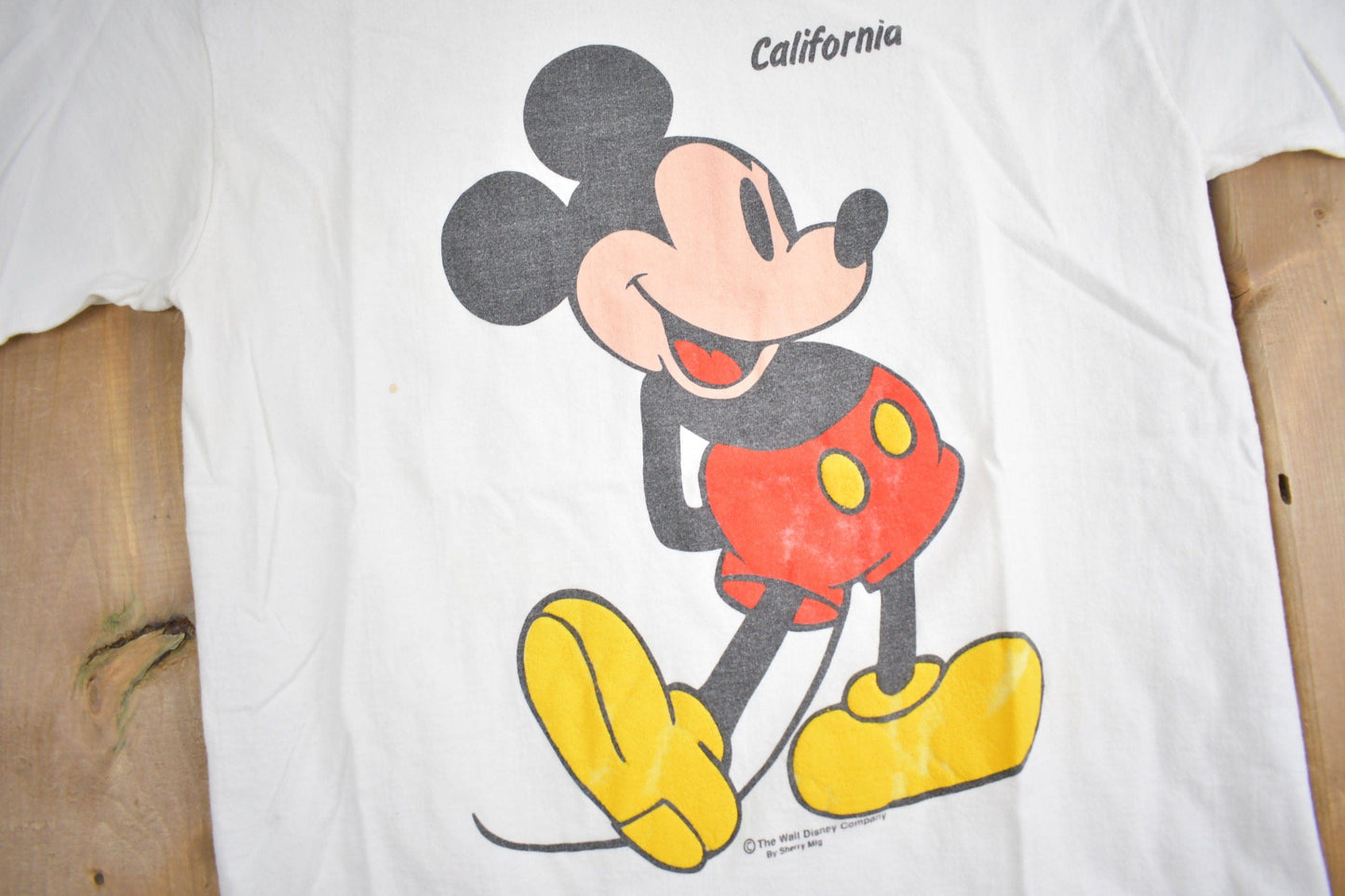 Vintage 1990s Mickey Mouse California Souvenir T Shirt Men's Medium